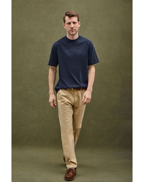 T-Shirt à manches courtes en coton Richard navy