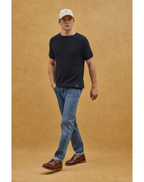 Felpa Liam in cotone blu
