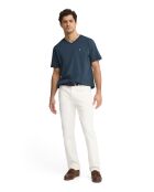 T-Shirt à manches courtes en coton Mathias denim blue