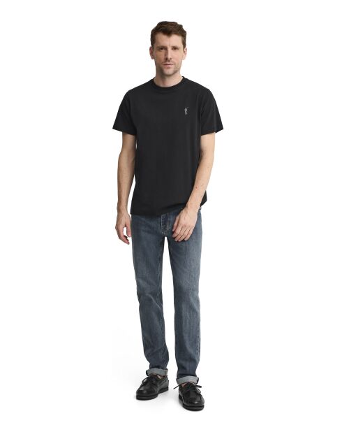 T-Shirt à manches courtes en coton Louis noir