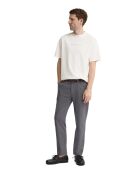 T-Shirt à manches courtes en coton Romain white