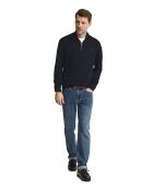 Felpa Anthony in cotone blu scuro