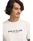 T-Shirt à manches courtes en coton Noé écru