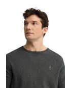 Pullover Vigore in cotone grigio scuro Zacharie