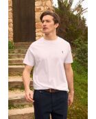 T-Shirt à manches courtes en coton Kévin white