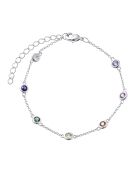 Renata S-armband in zilver-messing