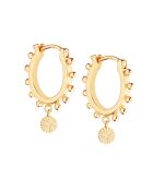 Pendientes Livie en oro y latón