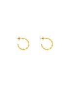 Pendientes Adrienne en oro y latón