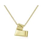 Collier Nell en laiton doré