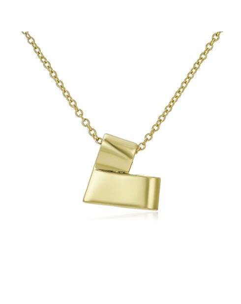 Collier Nell en laiton doré