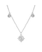 Collier Eugénie S en laiton argenté
