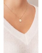 Collier Constance en laiton doré