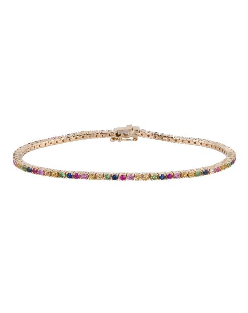 Mila armband in goud/veelkleurig messing