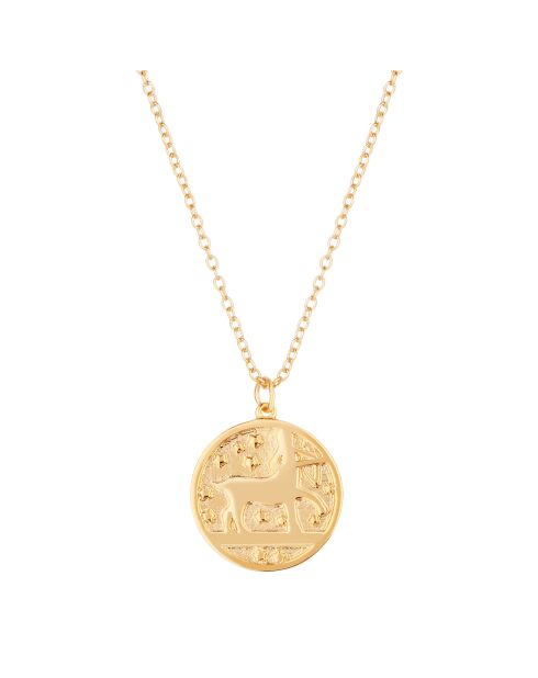 Collier SAGITTARIUS en laiton doré