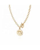 Collier Sally en laiton doré