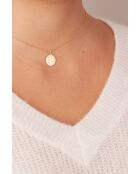 Collana LIBRA in ottone dorato
