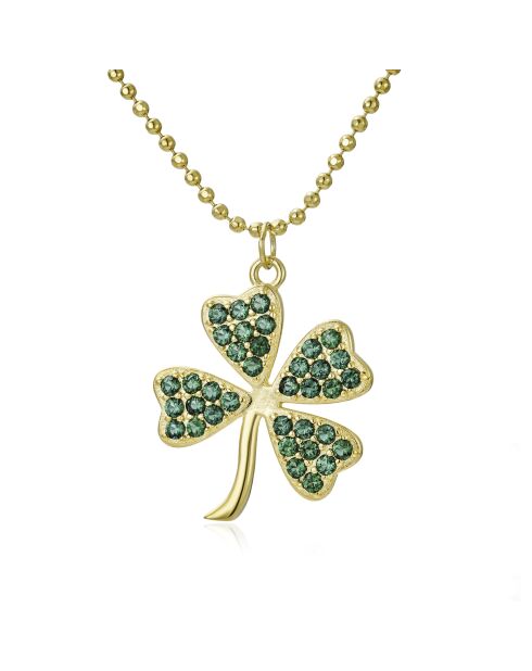 Collier Lucky en laiton doré