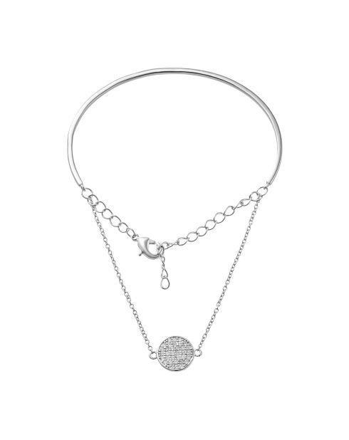 Andréa S-armband in zilvermessing