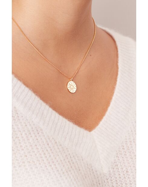 Collier Louise en laiton doré