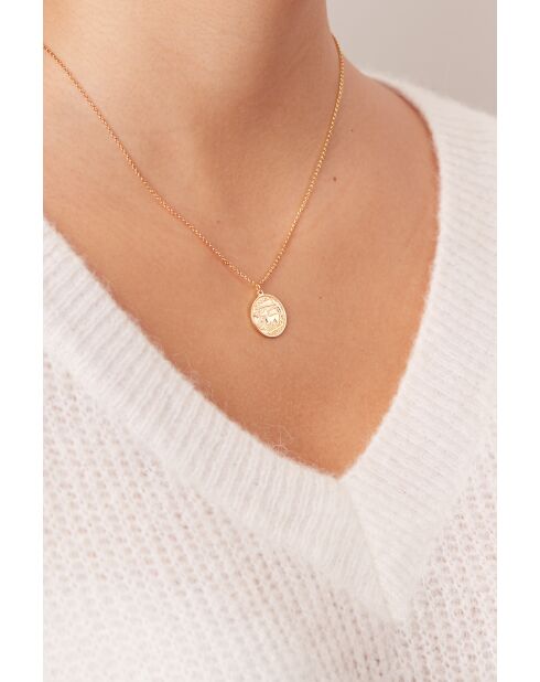 Collier Alliénor en laiton doré