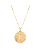 Collana CANCER in ottone dorato