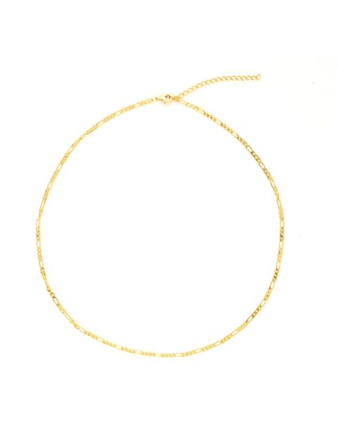 Collier Rosario en laiton doré