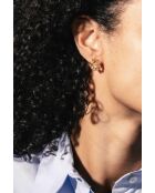 Boucles d'oreilles Lyna en laiton doré/multi