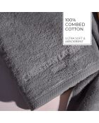 Gant de toilette coton peigné LT Oasis brun - 6x(15x21 cm)