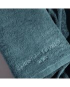 Gant de toilette coton peigné LT Oasis bleu de prusse - 6x(15x21 cm)