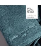 Gant de toilette coton peigné LT Oasis bleu de prusse - 6x(15x21 cm)