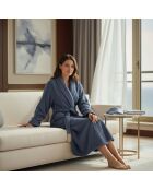 Robe de chambre teddy  bleue