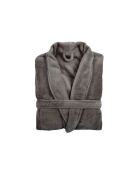 Robe de chambre polyester  grise