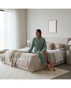 Robe de chambre polyester  verte