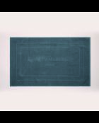 19 Preußisch blaue Designer-Badematte aus Baumwolle - 60x100 cm