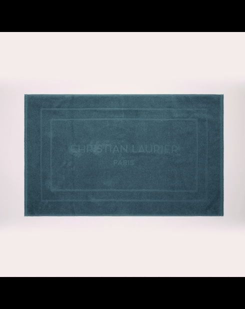 19 Preußisch blaue Designer-Badematte aus Baumwolle - 60x100 cm