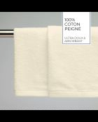 Asciugamani in cotone pettinato LT Oasis avorio - 2x (45x45 cm)