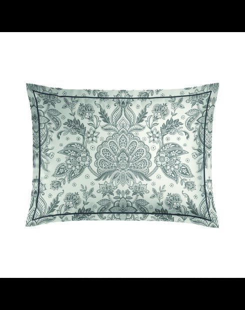 Federa per cuscino Persian Elegance in raso di cotone grigio 03 - 2x (50x70 cm)