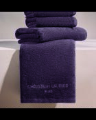 Asciugamano + telo da bagno in cotone pettinato viola LT Oasis - 2x (50x100 cm)