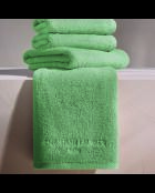 LT Oasis Handtuch aus gekämmter Baumwolle und Badetuch Salbeigrün - 2x (50x100 cm)