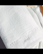 Asciugamano da bagno LT Oasis in cotone pettinato bianco - 2x (70x140 cm)