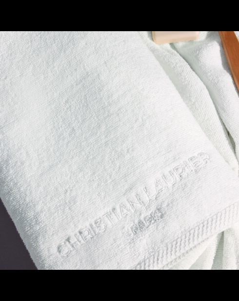 Asciugamano da bagno LT Oasis in cotone pettinato bianco - 2x (70x140 cm)