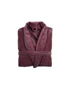 Robe de chambre polyester  bordeaux