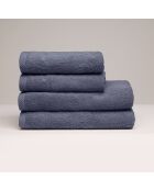 LT Oasis Handtuch aus gekämmter Baumwolle + Badetuch blaugrau - 2x (50x100 cm)