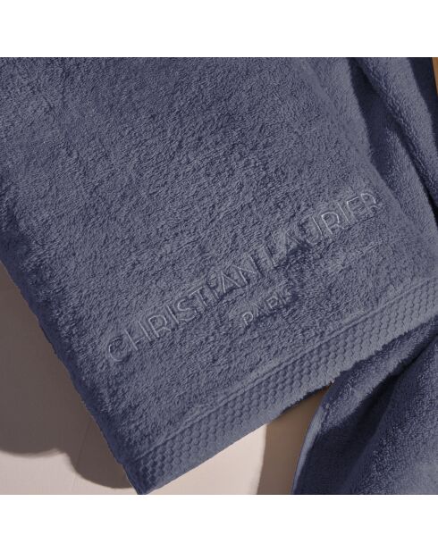 LT Oasis Handtuch aus gekämmter Baumwolle + Badetuch blaugrau - 2x (50x100 cm)