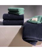 Gant de toilette coton peigné LT Oasis vert bouteille - 6x(15x21 cm)