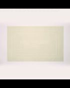 Alfombra de baño de algodón diseño 19 marfil - 60x100 cm