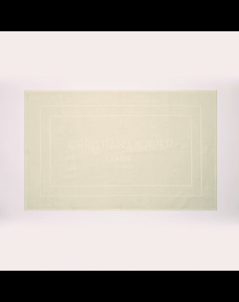 Alfombra de baño de algodón diseño 19 marfil - 60x100 cm