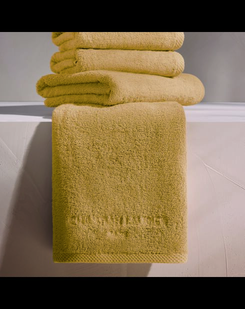 Asciugamano da bagno LT Oasis in cotone pettinato giallo senape - 2x (70x140 cm)