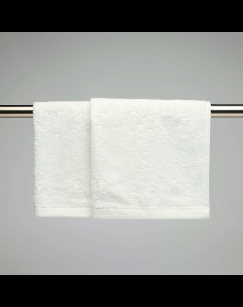 Toallas de mano blancas de algodón peinado LT Oasis, 2 unidades (45 x 45 cm)