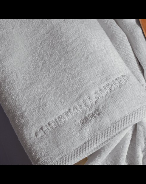 Serviette coton peigné LT Oasis sable - 2x(50x100 cm)